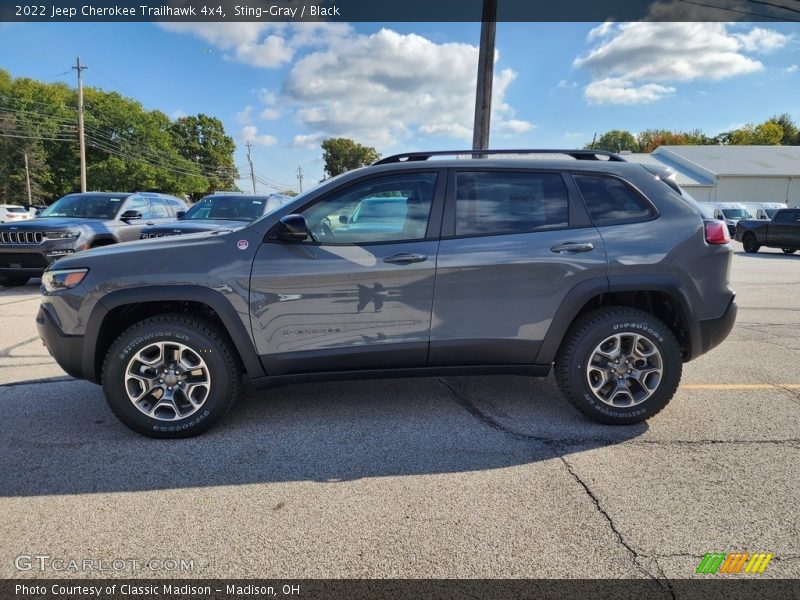 Sting-Gray / Black 2022 Jeep Cherokee Trailhawk 4x4