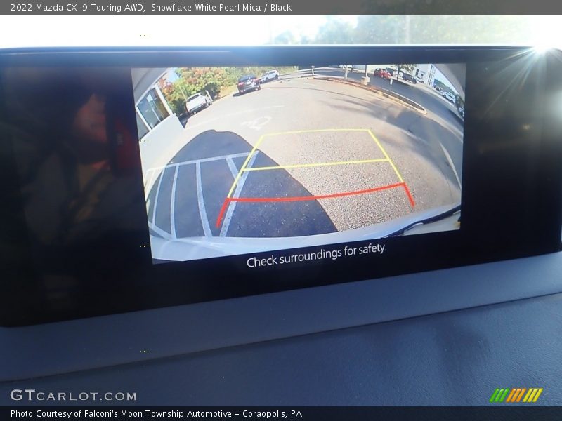 Snowflake White Pearl Mica / Black 2022 Mazda CX-9 Touring AWD