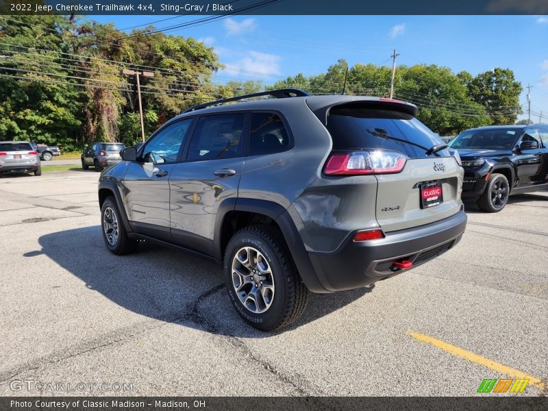 Sting-Gray / Black 2022 Jeep Cherokee Trailhawk 4x4