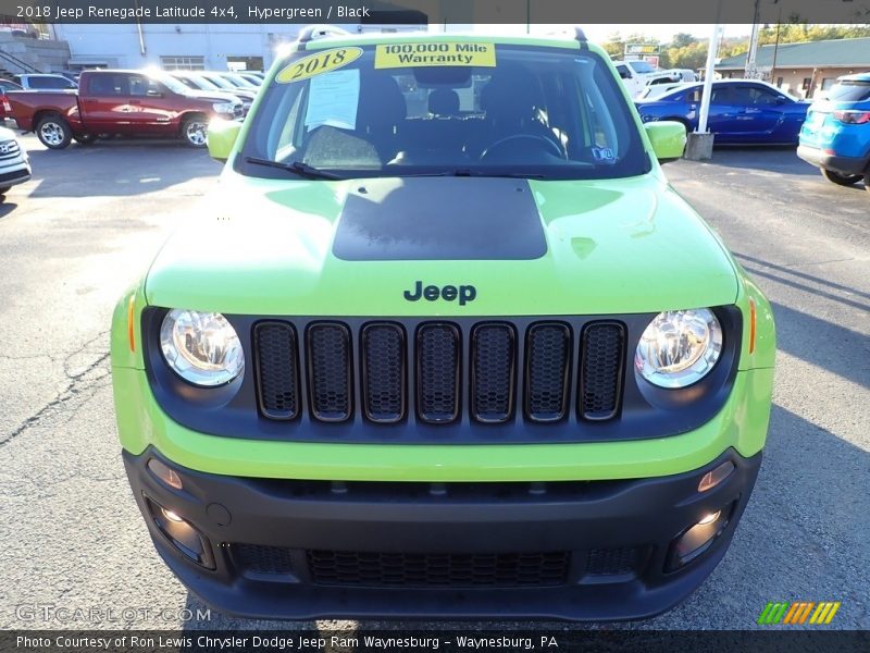 Hypergreen / Black 2018 Jeep Renegade Latitude 4x4