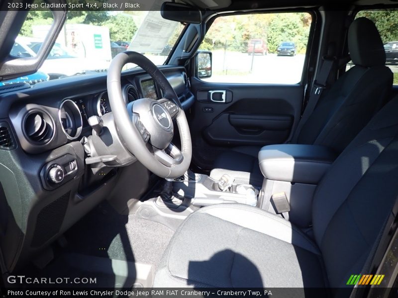 Black / Black 2023 Jeep Gladiator Sport 4x4