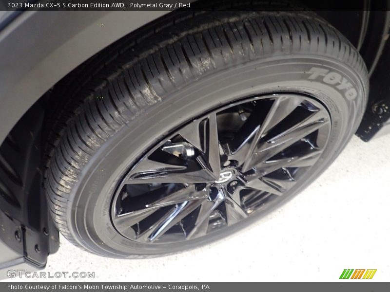 Polymetal Gray / Red 2023 Mazda CX-5 S Carbon Edition AWD