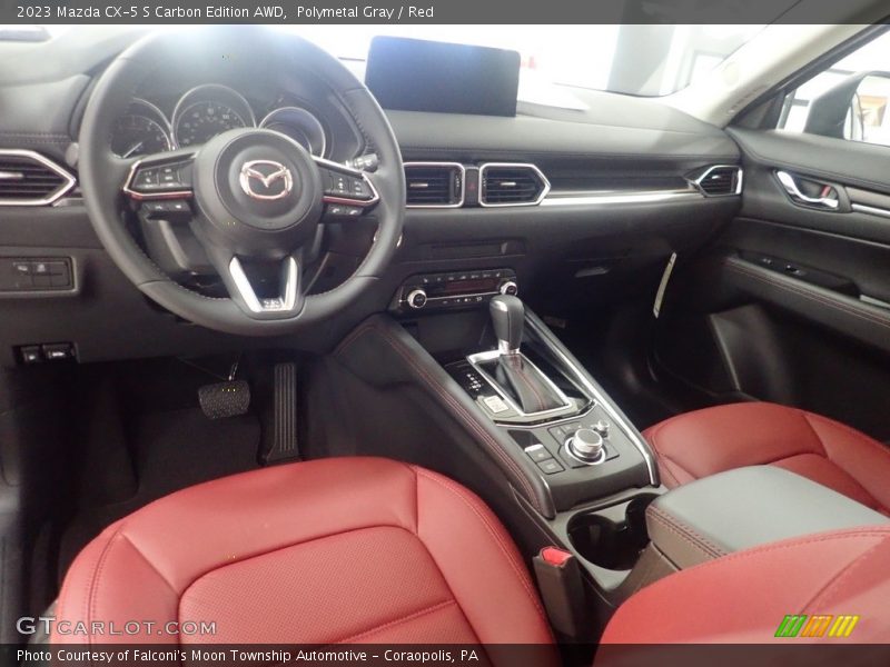  2023 CX-5 S Carbon Edition AWD Red Interior