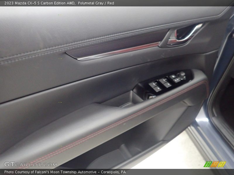 Polymetal Gray / Red 2023 Mazda CX-5 S Carbon Edition AWD