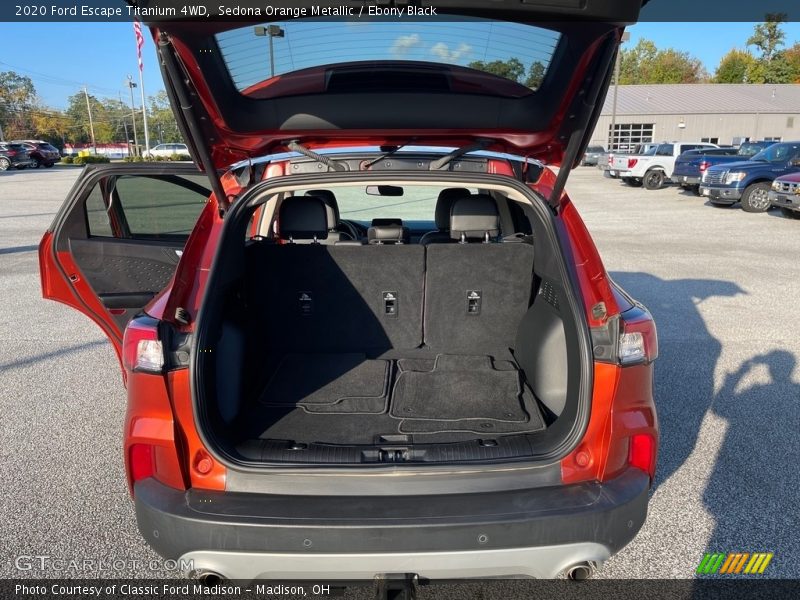 Sedona Orange Metallic / Ebony Black 2020 Ford Escape Titanium 4WD