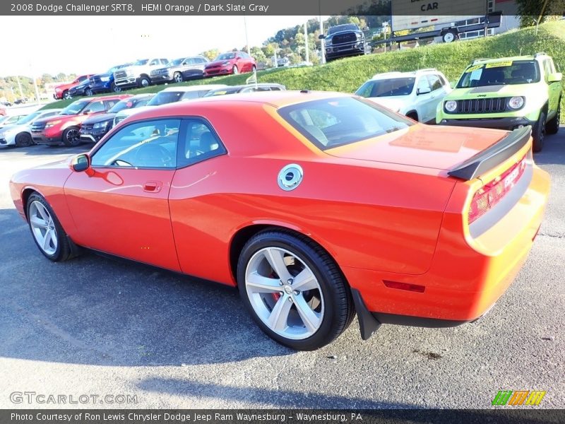 HEMI Orange / Dark Slate Gray 2008 Dodge Challenger SRT8