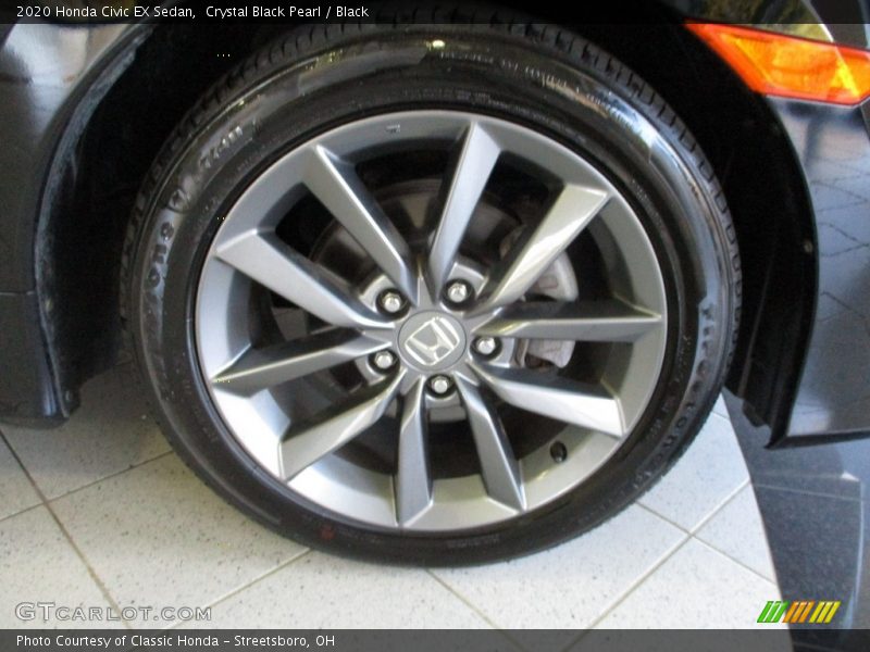 Crystal Black Pearl / Black 2020 Honda Civic EX Sedan