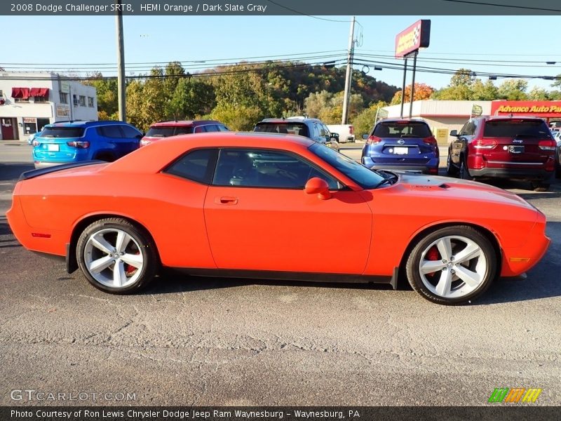 HEMI Orange / Dark Slate Gray 2008 Dodge Challenger SRT8
