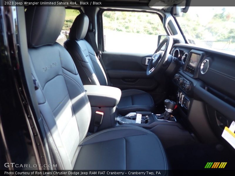 Black / Black 2023 Jeep Wrangler Unlimited Sahara 4x4