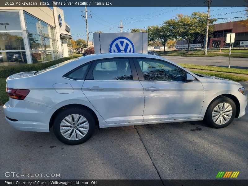 White Silver Metallic / Titan Black 2019 Volkswagen Jetta S