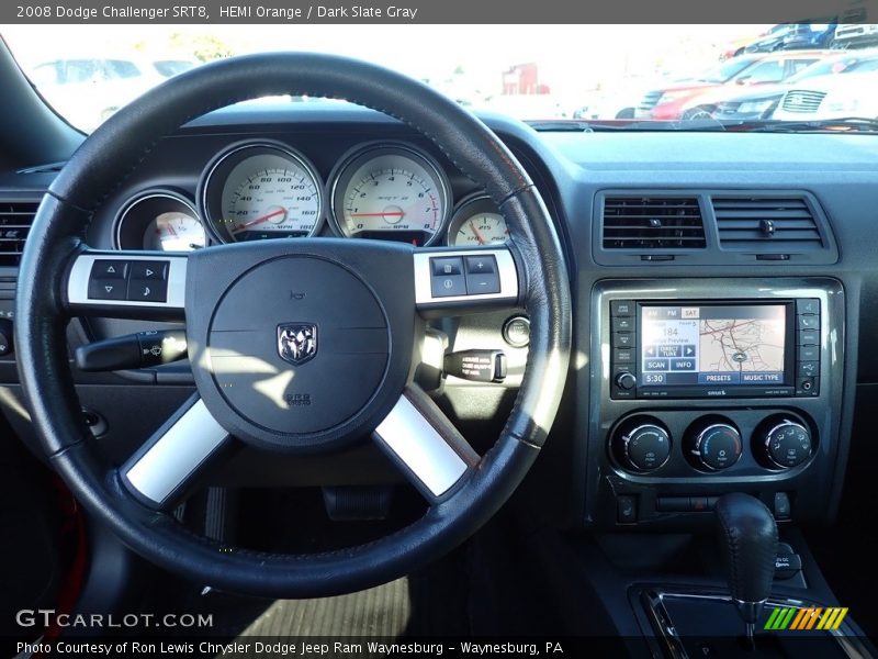 HEMI Orange / Dark Slate Gray 2008 Dodge Challenger SRT8