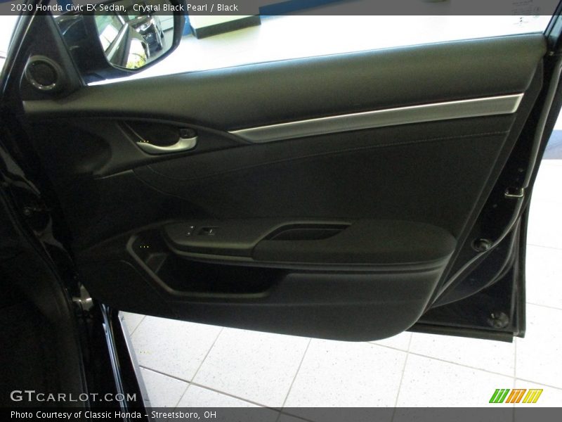 Crystal Black Pearl / Black 2020 Honda Civic EX Sedan