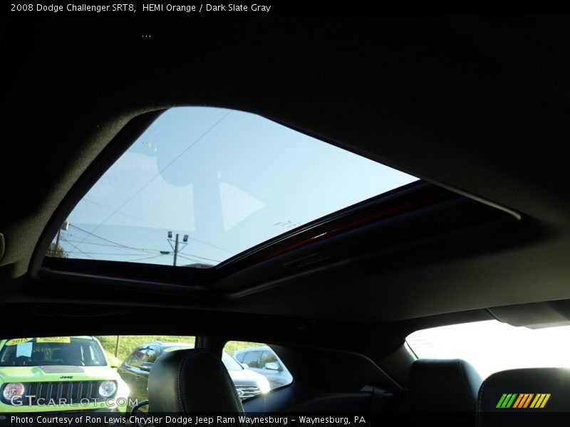 HEMI Orange / Dark Slate Gray 2008 Dodge Challenger SRT8
