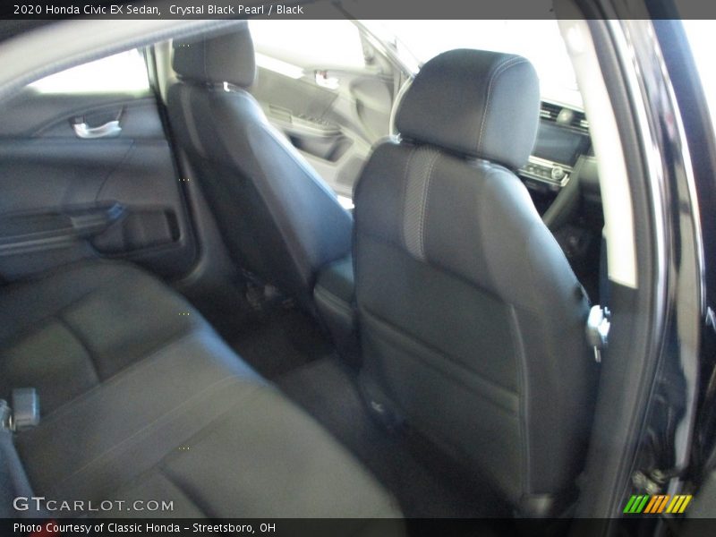 Crystal Black Pearl / Black 2020 Honda Civic EX Sedan