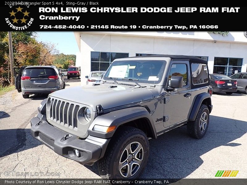 Sting-Gray / Black 2023 Jeep Wrangler Sport S 4x4