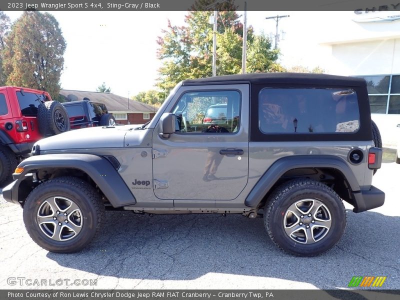 Sting-Gray / Black 2023 Jeep Wrangler Sport S 4x4