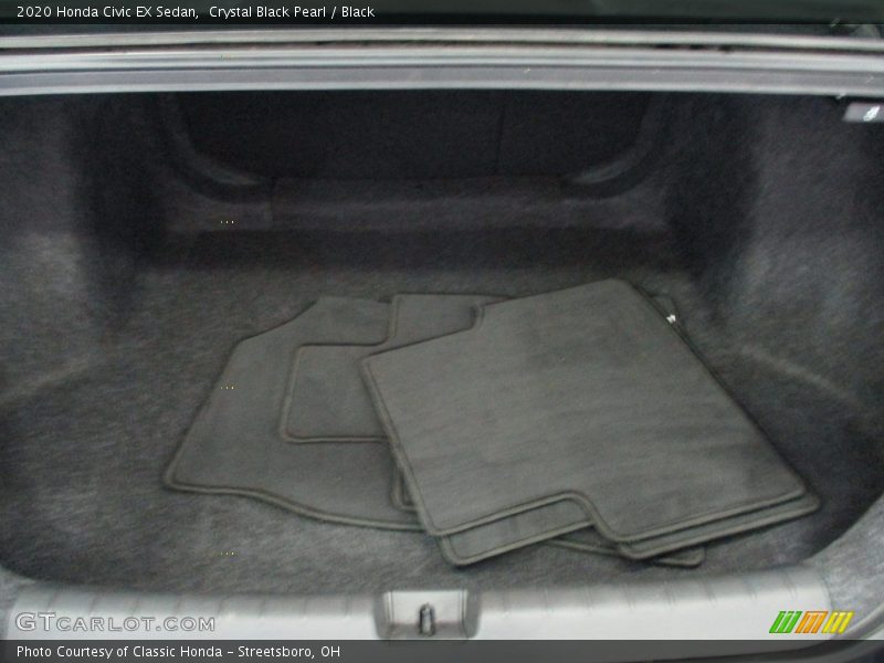 Crystal Black Pearl / Black 2020 Honda Civic EX Sedan