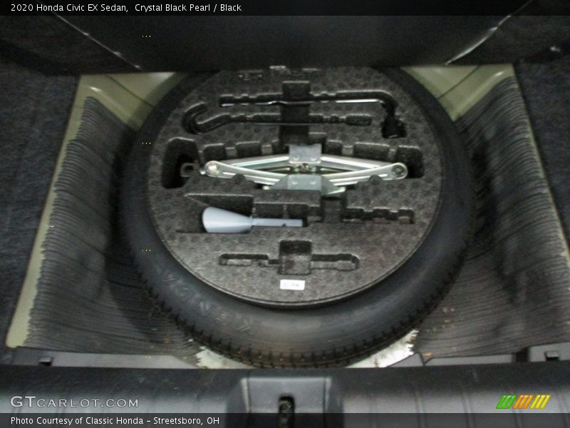 Crystal Black Pearl / Black 2020 Honda Civic EX Sedan