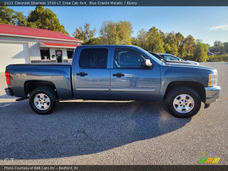 Blue Granite Metallic / Ebony 2013 Chevrolet Silverado 1500 LT Crew Cab 4x4