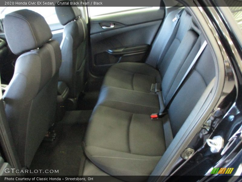 Crystal Black Pearl / Black 2020 Honda Civic EX Sedan