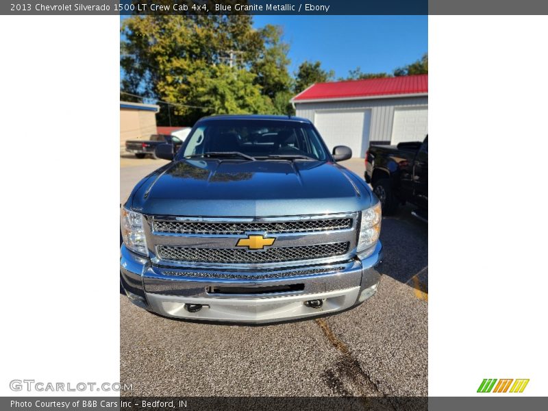 Blue Granite Metallic / Ebony 2013 Chevrolet Silverado 1500 LT Crew Cab 4x4