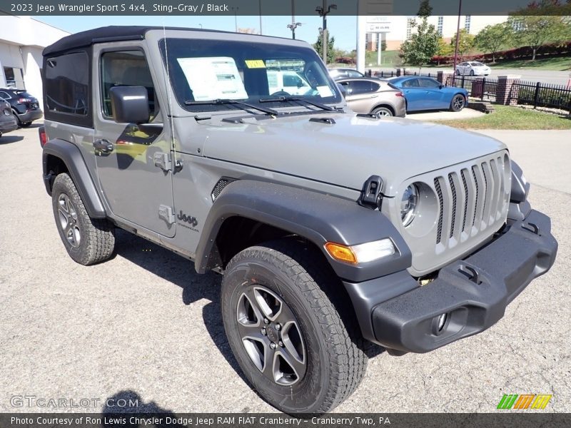 Sting-Gray / Black 2023 Jeep Wrangler Sport S 4x4