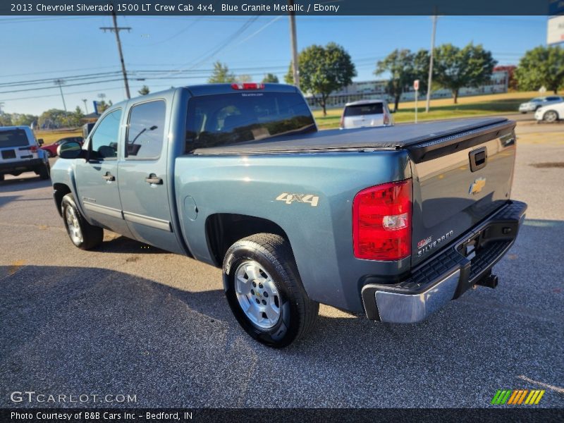 Blue Granite Metallic / Ebony 2013 Chevrolet Silverado 1500 LT Crew Cab 4x4