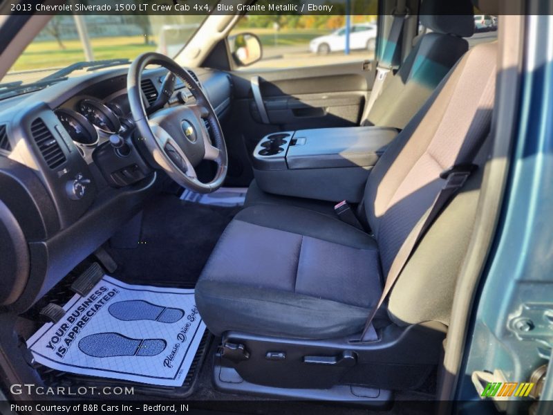 Blue Granite Metallic / Ebony 2013 Chevrolet Silverado 1500 LT Crew Cab 4x4