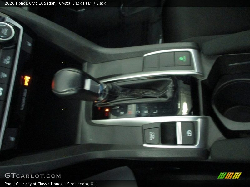 Crystal Black Pearl / Black 2020 Honda Civic EX Sedan