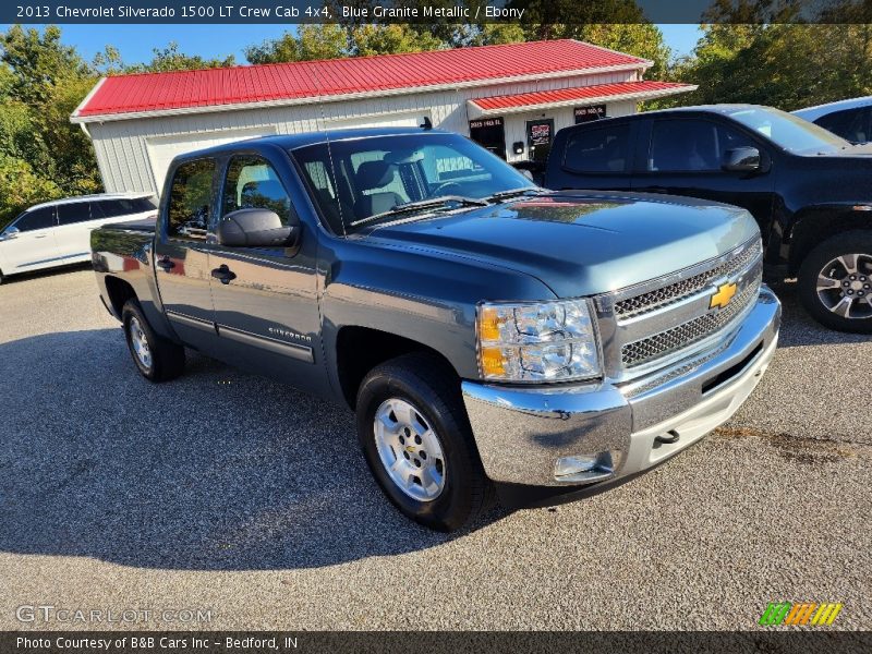 Blue Granite Metallic / Ebony 2013 Chevrolet Silverado 1500 LT Crew Cab 4x4