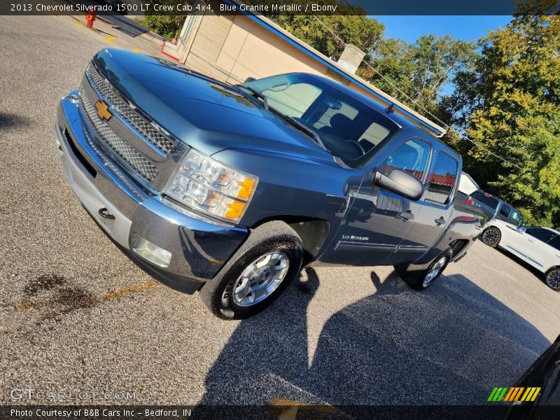 Blue Granite Metallic / Ebony 2013 Chevrolet Silverado 1500 LT Crew Cab 4x4