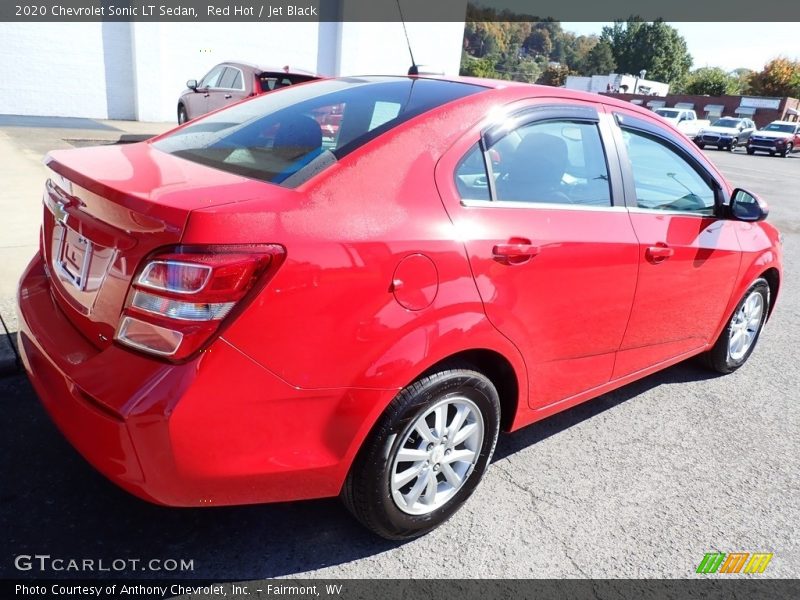 Red Hot / Jet Black 2020 Chevrolet Sonic LT Sedan