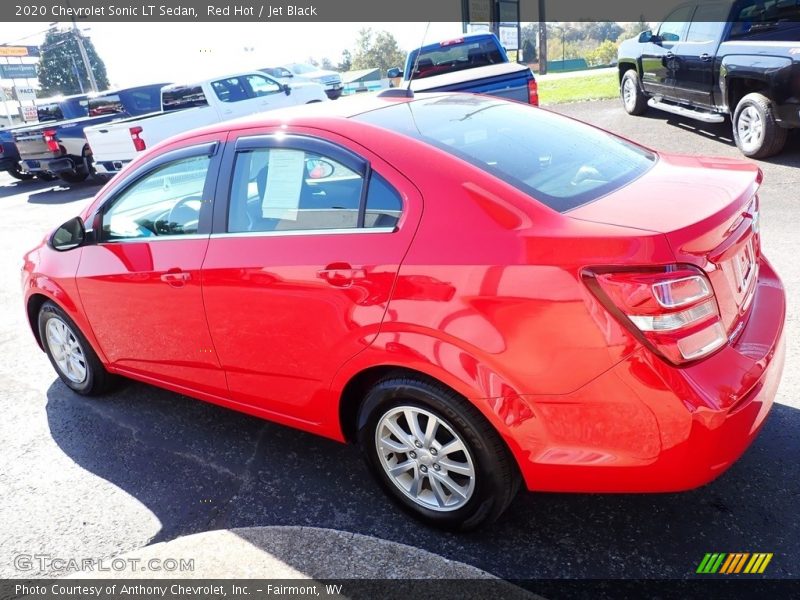 Red Hot / Jet Black 2020 Chevrolet Sonic LT Sedan