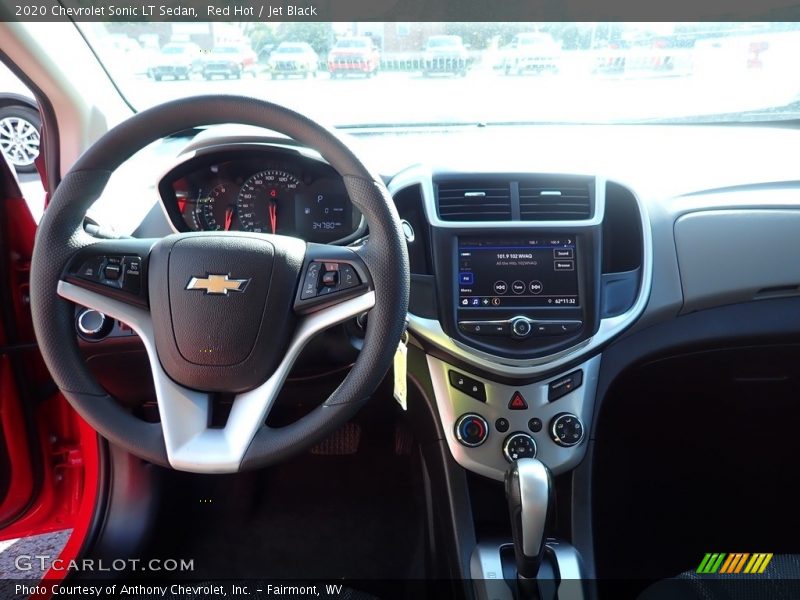 Red Hot / Jet Black 2020 Chevrolet Sonic LT Sedan