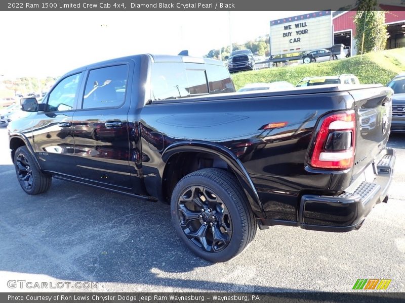 Diamond Black Crystal Pearl / Black 2022 Ram 1500 Limited Crew Cab 4x4