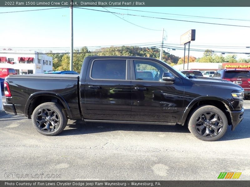 Diamond Black Crystal Pearl / Black 2022 Ram 1500 Limited Crew Cab 4x4