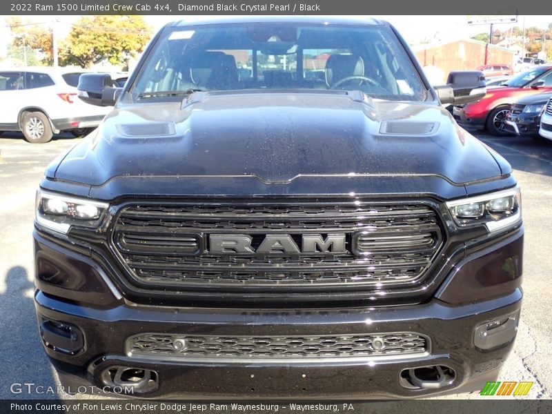 Diamond Black Crystal Pearl / Black 2022 Ram 1500 Limited Crew Cab 4x4