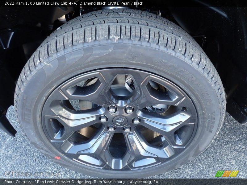 Diamond Black Crystal Pearl / Black 2022 Ram 1500 Limited Crew Cab 4x4