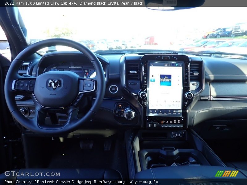 Diamond Black Crystal Pearl / Black 2022 Ram 1500 Limited Crew Cab 4x4