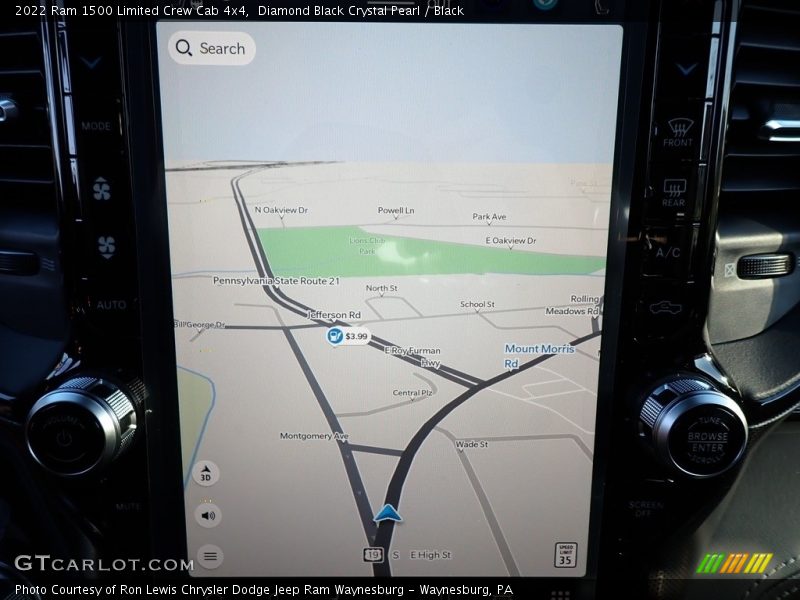 Diamond Black Crystal Pearl / Black 2022 Ram 1500 Limited Crew Cab 4x4