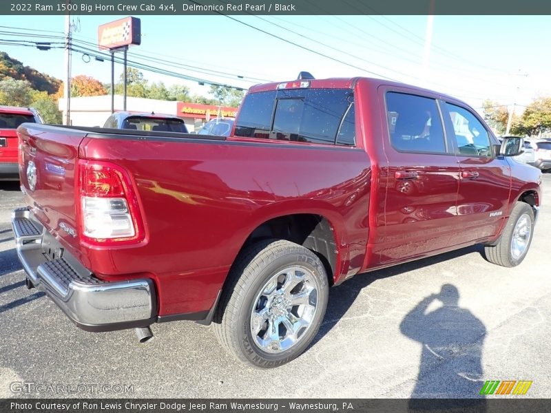 Delmonico Red Pearl / Black 2022 Ram 1500 Big Horn Crew Cab 4x4