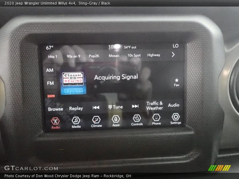 Sting-Gray / Black 2020 Jeep Wrangler Unlimited Willys 4x4