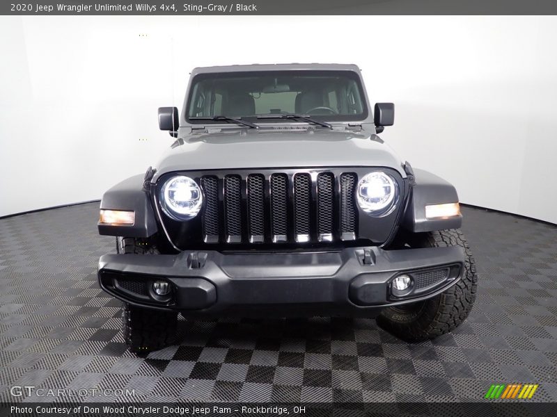 Sting-Gray / Black 2020 Jeep Wrangler Unlimited Willys 4x4