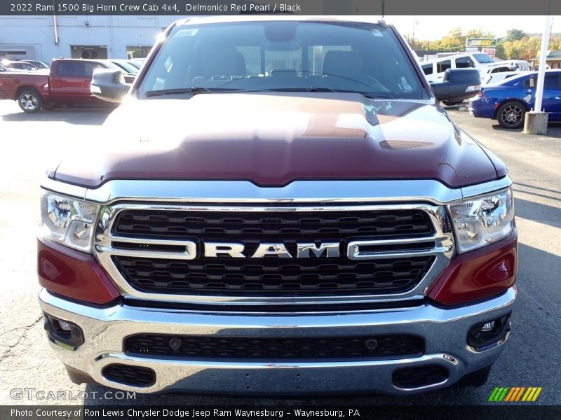 Delmonico Red Pearl / Black 2022 Ram 1500 Big Horn Crew Cab 4x4