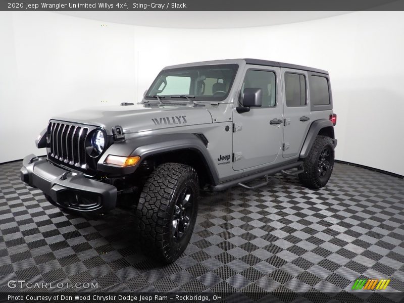Sting-Gray / Black 2020 Jeep Wrangler Unlimited Willys 4x4