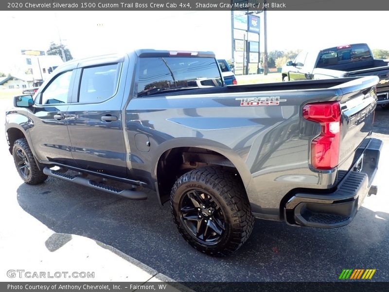 Shadow Gray Metallic / Jet Black 2020 Chevrolet Silverado 1500 Custom Trail Boss Crew Cab 4x4