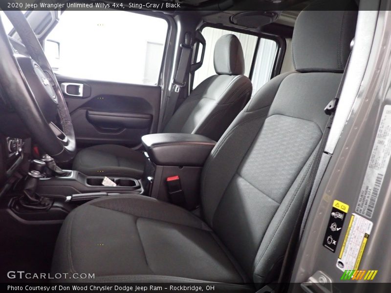 Sting-Gray / Black 2020 Jeep Wrangler Unlimited Willys 4x4