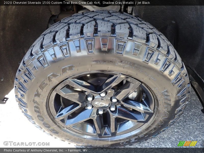 Shadow Gray Metallic / Jet Black 2020 Chevrolet Silverado 1500 Custom Trail Boss Crew Cab 4x4