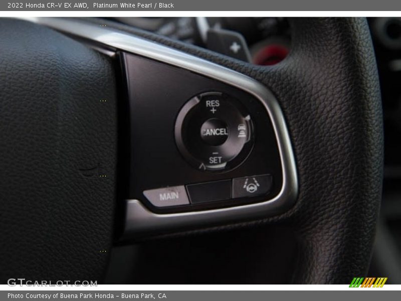 Platinum White Pearl / Black 2022 Honda CR-V EX AWD