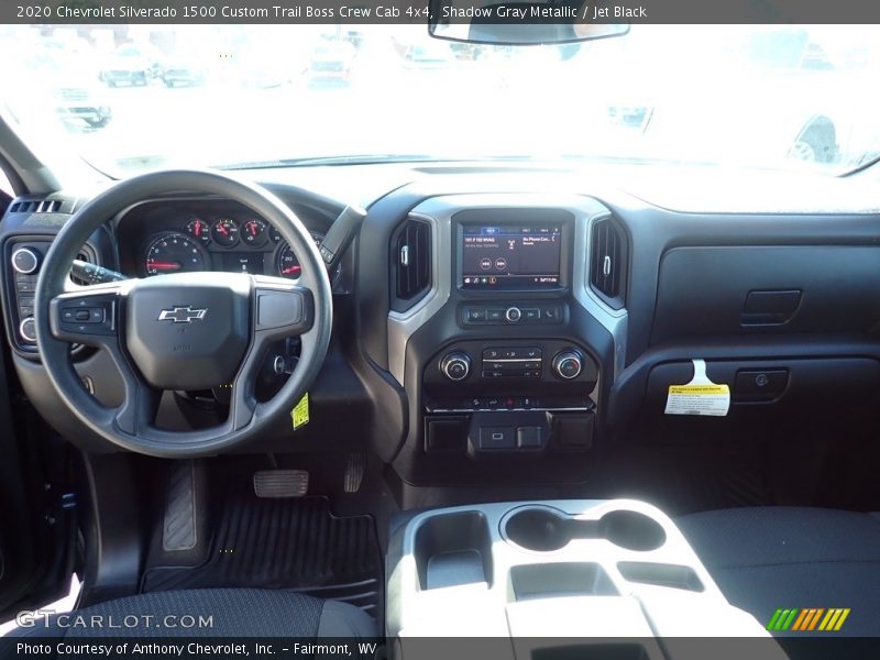 Shadow Gray Metallic / Jet Black 2020 Chevrolet Silverado 1500 Custom Trail Boss Crew Cab 4x4